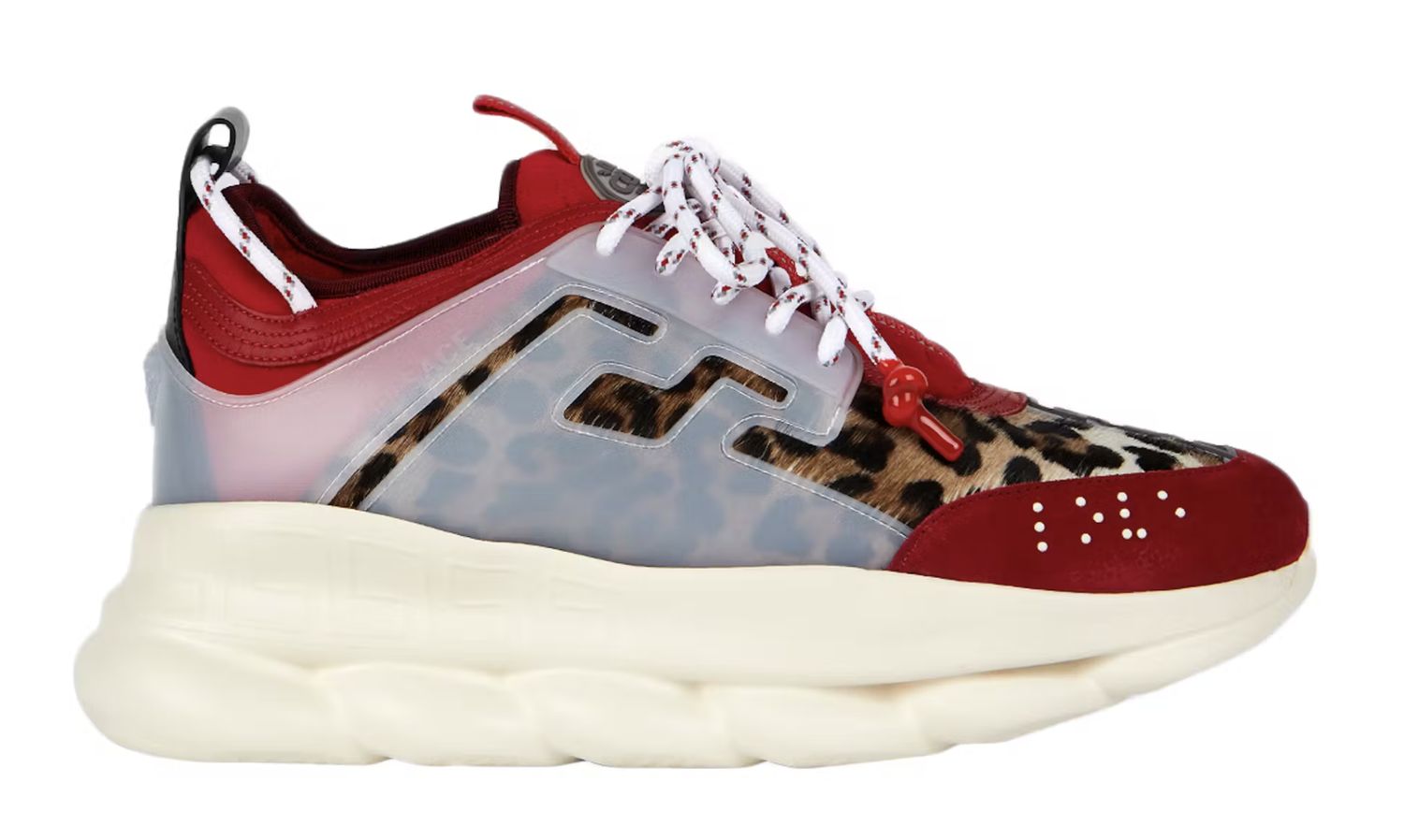 Versace Chain Reaction Red Cheeta • Pre-Owned