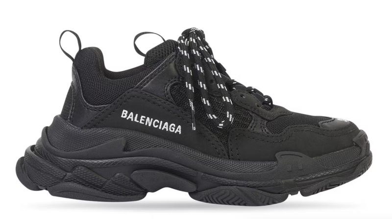 Balenciaga Triple S Black (Kids) • Pre-Owned