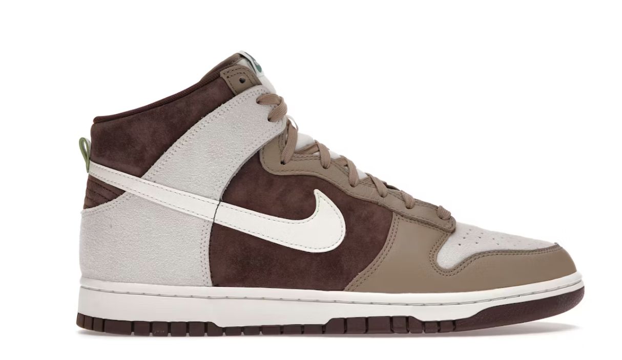Nike Dunk High Light Chocolate - Brand New