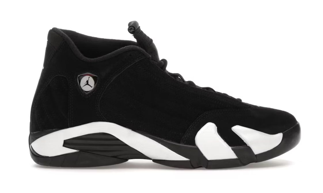 Jordan 14 Retro Black White • Pre-Owned