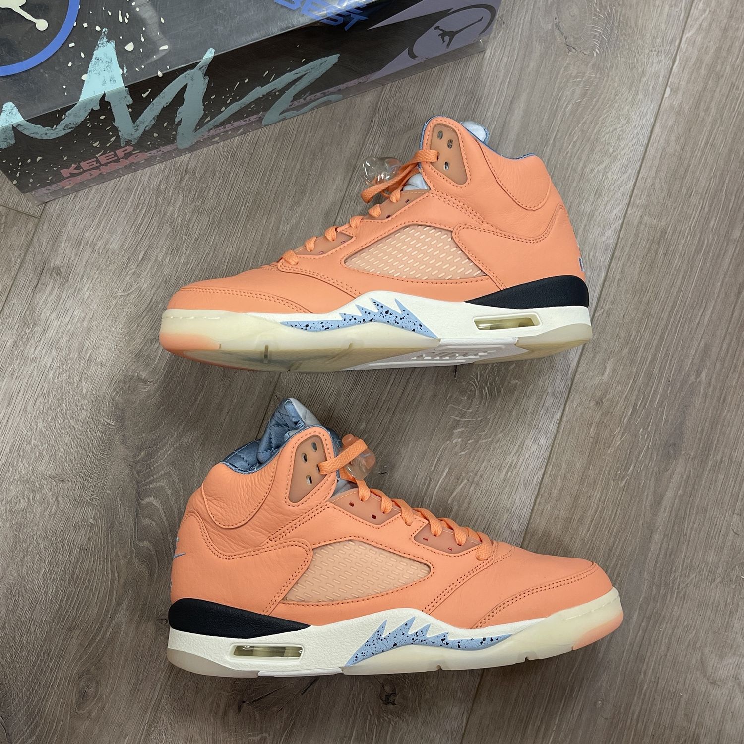 Jordan 5 Retro DJ Khaled We The Best Crimson Bliss - Pre-Owned, Shoe Size: US M 9.5, Product Condition: Pre-Owned
