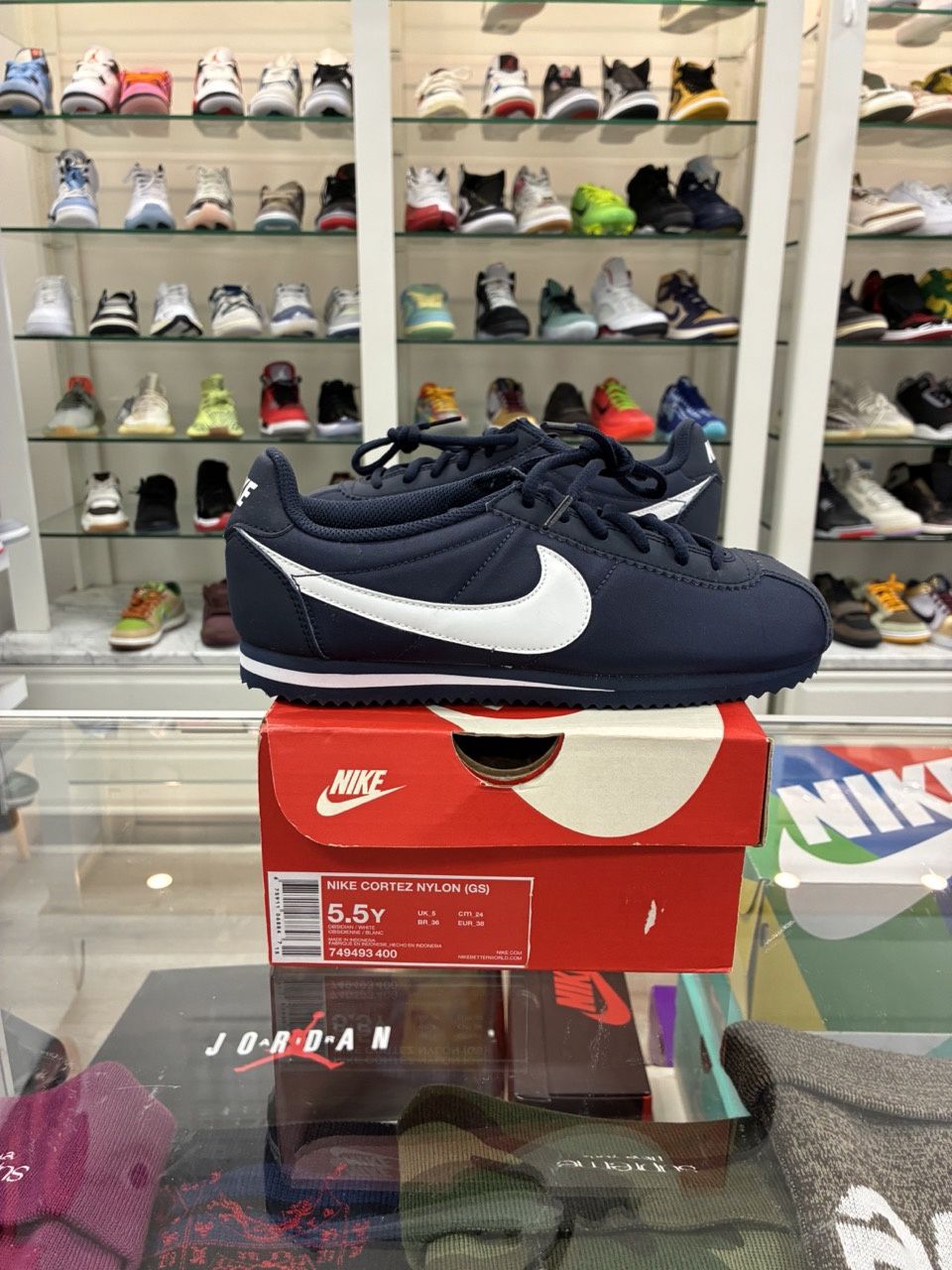 Nike Cortez Nylon Midnight Navy (GS) - Pre-Owned