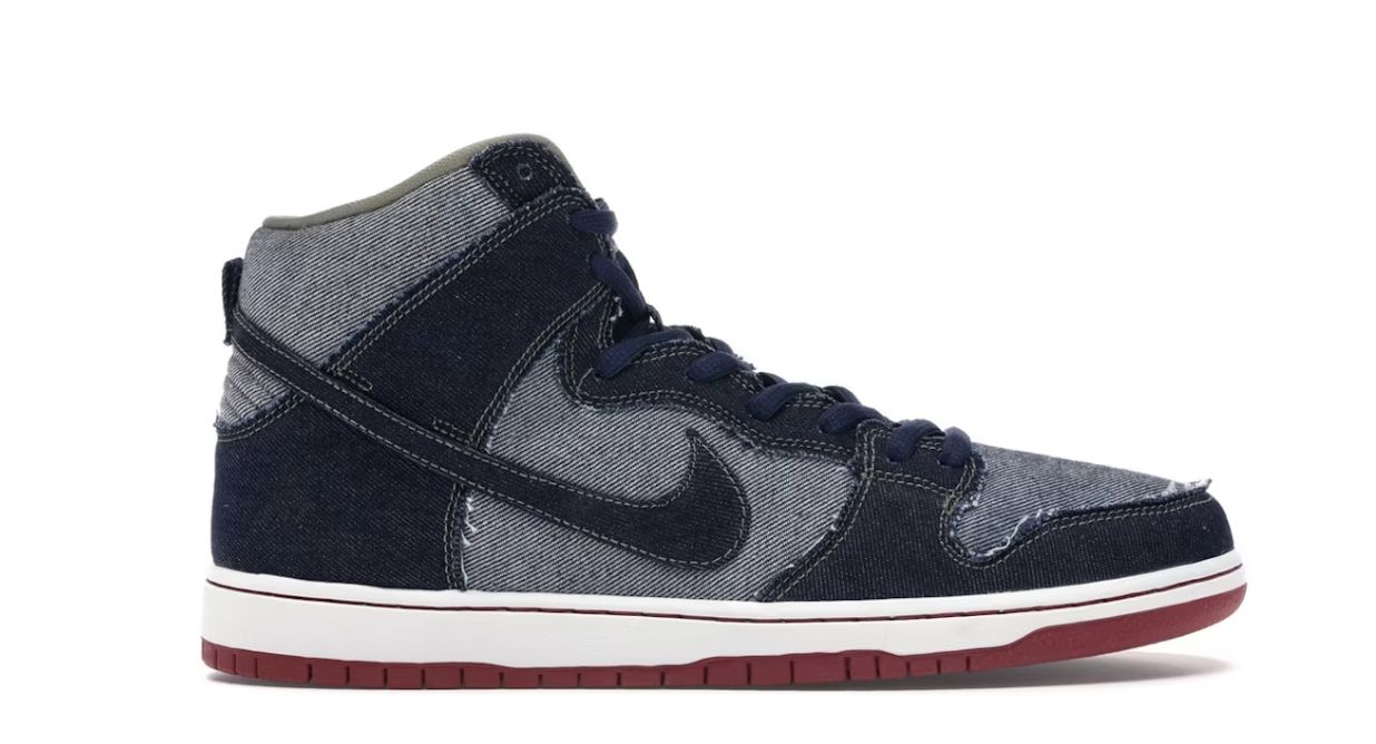 Nike SB Dunk High Reese Forbes Denim • Pre-Owned