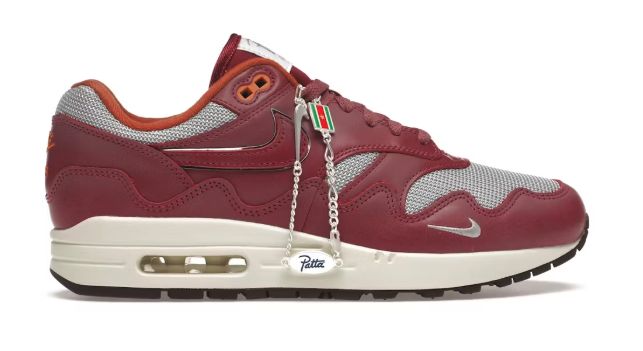 Nike Air Max 1 Patta Waves Rush Maroon - Pre-Owned