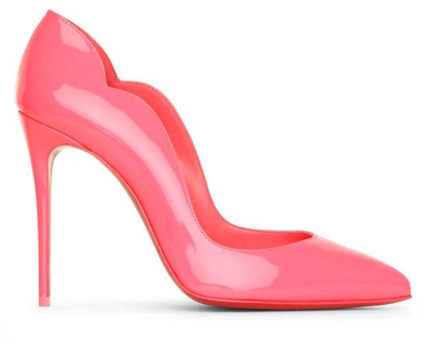Christian Louboutin Hot Chick 100 pink patent pumps - Pre-Owned