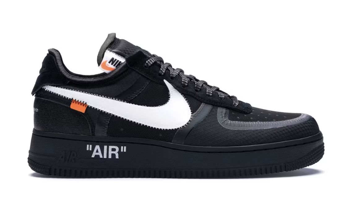 Nike Air Force 1 Low Off-White Black White • Pre-Owned