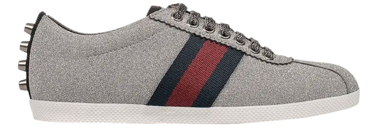 Gucci Wmns Web Sneaker &#39;Glitter Studs&#39; - Pre-Owned
