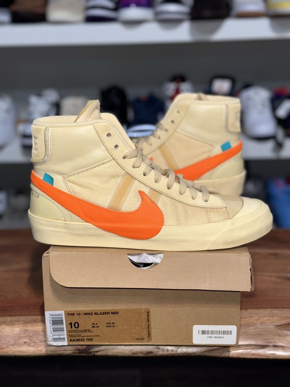 Nike Blazer Mid Off-White All Hallow&#39;s Eve - Pre-Owned, Product Condition: Pre-Owned, Shoe Size: US M 10