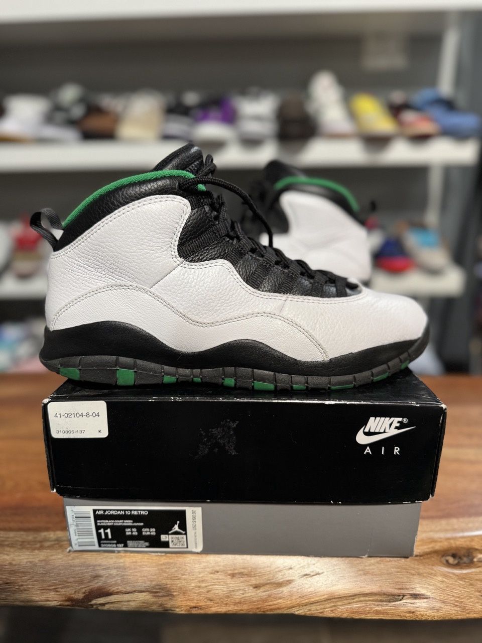 Jordan 10 Retro Seattle - Pre-Owned, Shoe Size: US M 11, Product Condition: Pre-Owned