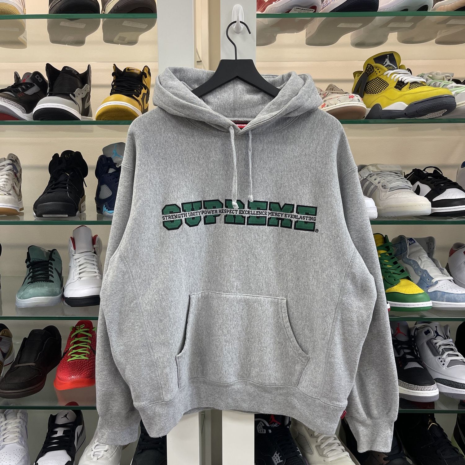 FW24 Supreme Collegiate Acronym Hooded Sweatshirt size Medium Pre-Owned