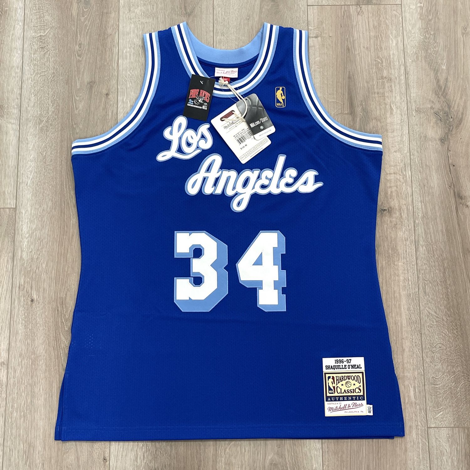 Mitchell and Ness Los Angeles Lakers NBA Swingman Alternate 96 Shaquille O&#39;Neal Jersey size XL