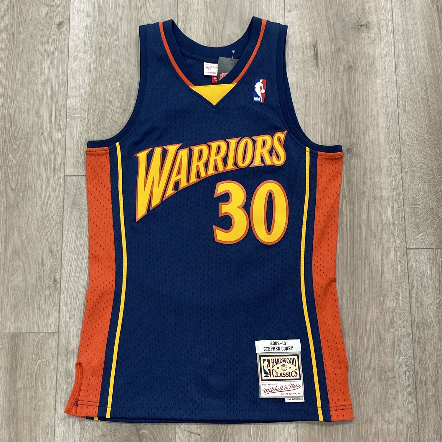 Mitchell &amp; Ness Swingman Jersey Golden State Warriors Road 2009-10 Stephen Curry size Small
