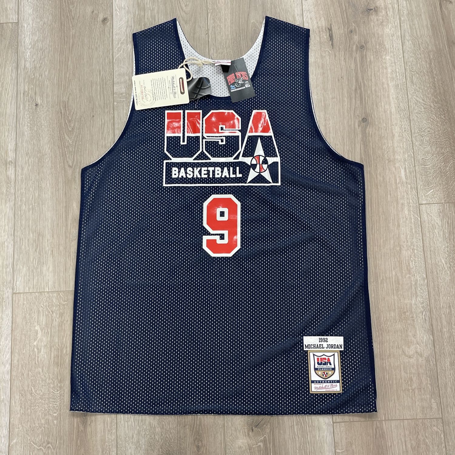 Michael Jordan Authentic Reversible Practice Jersey size Large New