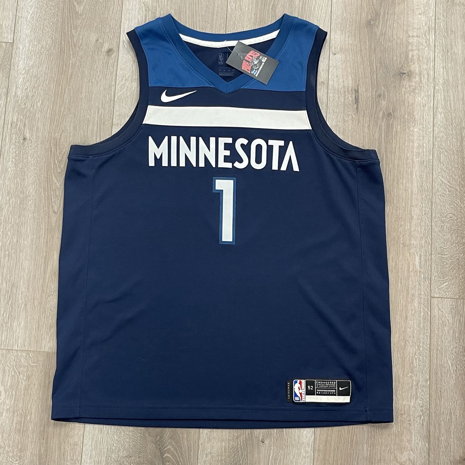 Anthony Edwards Minnesota Timberwolves Swingman Jersey size XL Pre-Owned