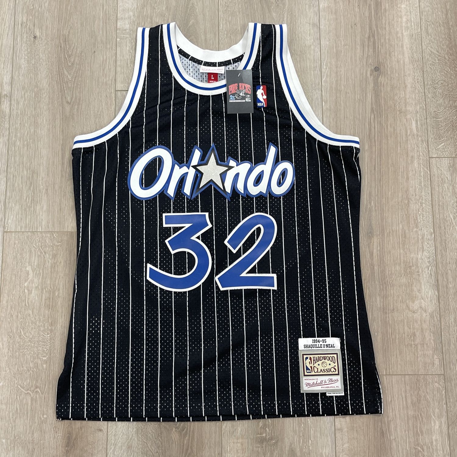 Mitchell And Ness Swingman Shaquille O&#39;Neal Orlando Magic Jersey size Large