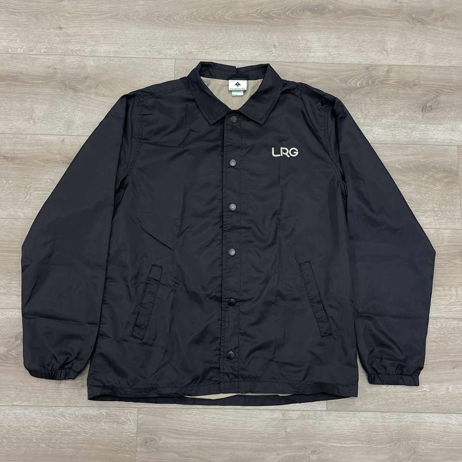 LRG Cycle Of Life Windbreaker Button Up Jacket Large Pre-Owned