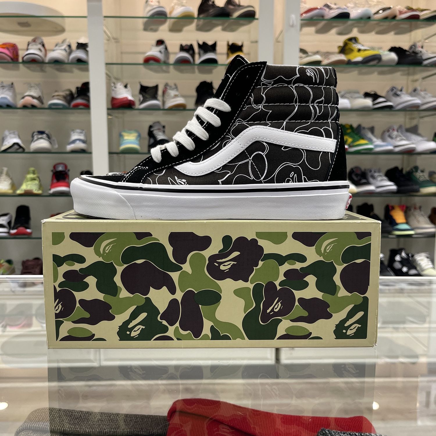 Vans Sk8-Hi 38 DX Bape Line ABC Camo • New, Shoe Size: US M 7.5, Product Condition: Brand New