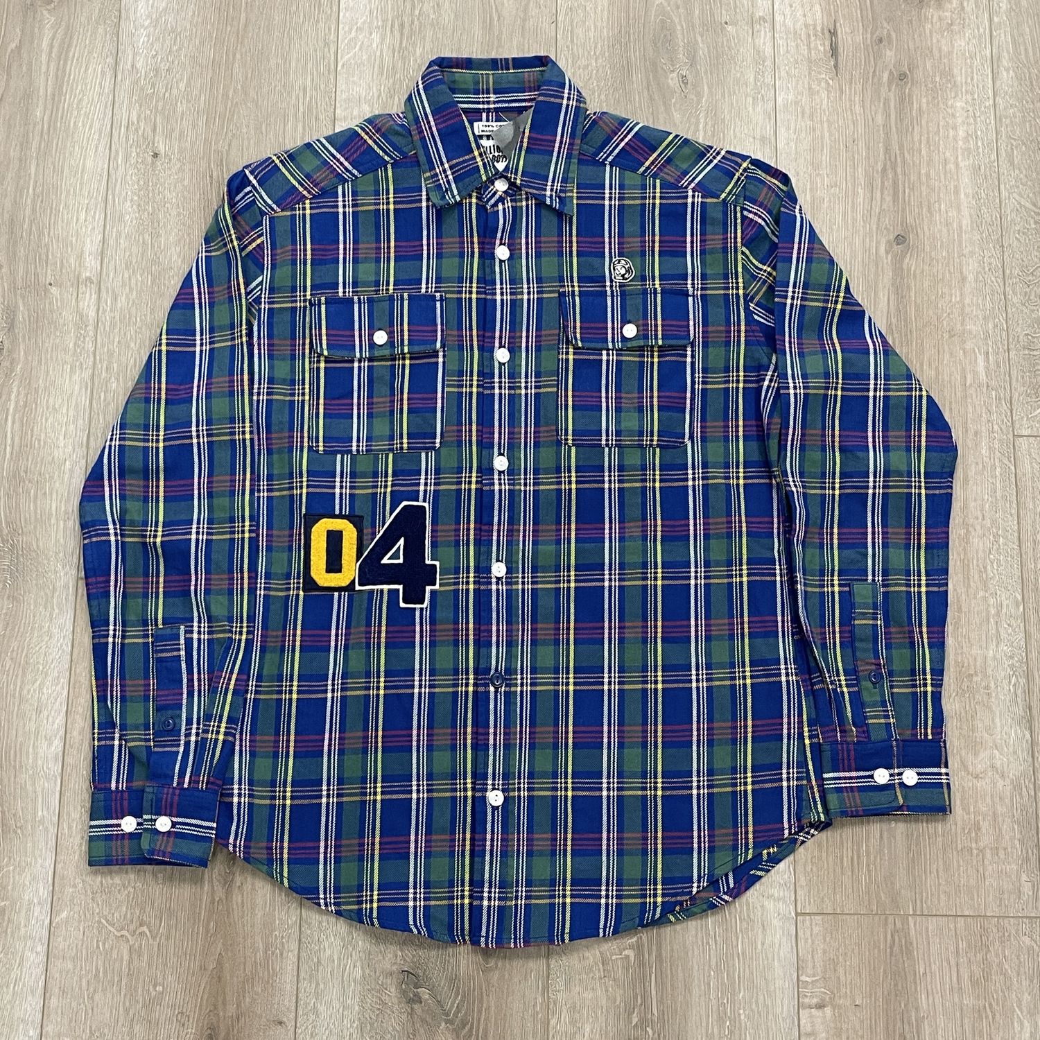 Billionaire Boys Club Multicolor ‘04 Flannel Fall 2020 size Small Pre Owne