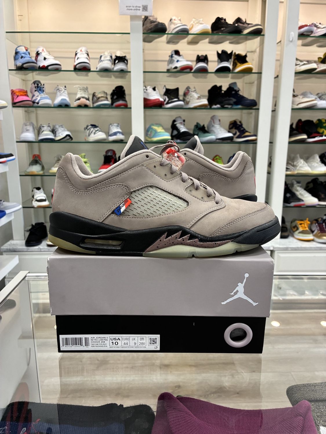 Jordan 5 Retro Low PSG (2022), Shoe Size: US M 10, Product Condition: Pre-Owned
