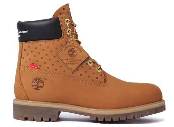 Timberland 6&quot; Boot Supreme x Comme des Garcons Wheat • Pre-Owned