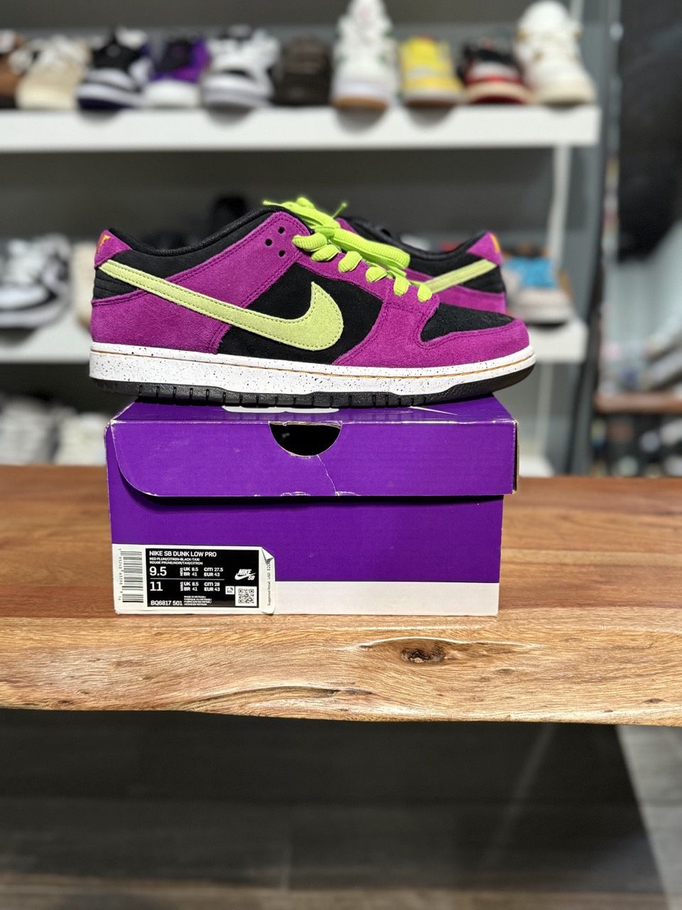 Nike SB Dunk Low Pro ACG Terra Red Plum - Pre-Owned, Shoe Size: US M 9.5, Product Condition: Pre-Owned