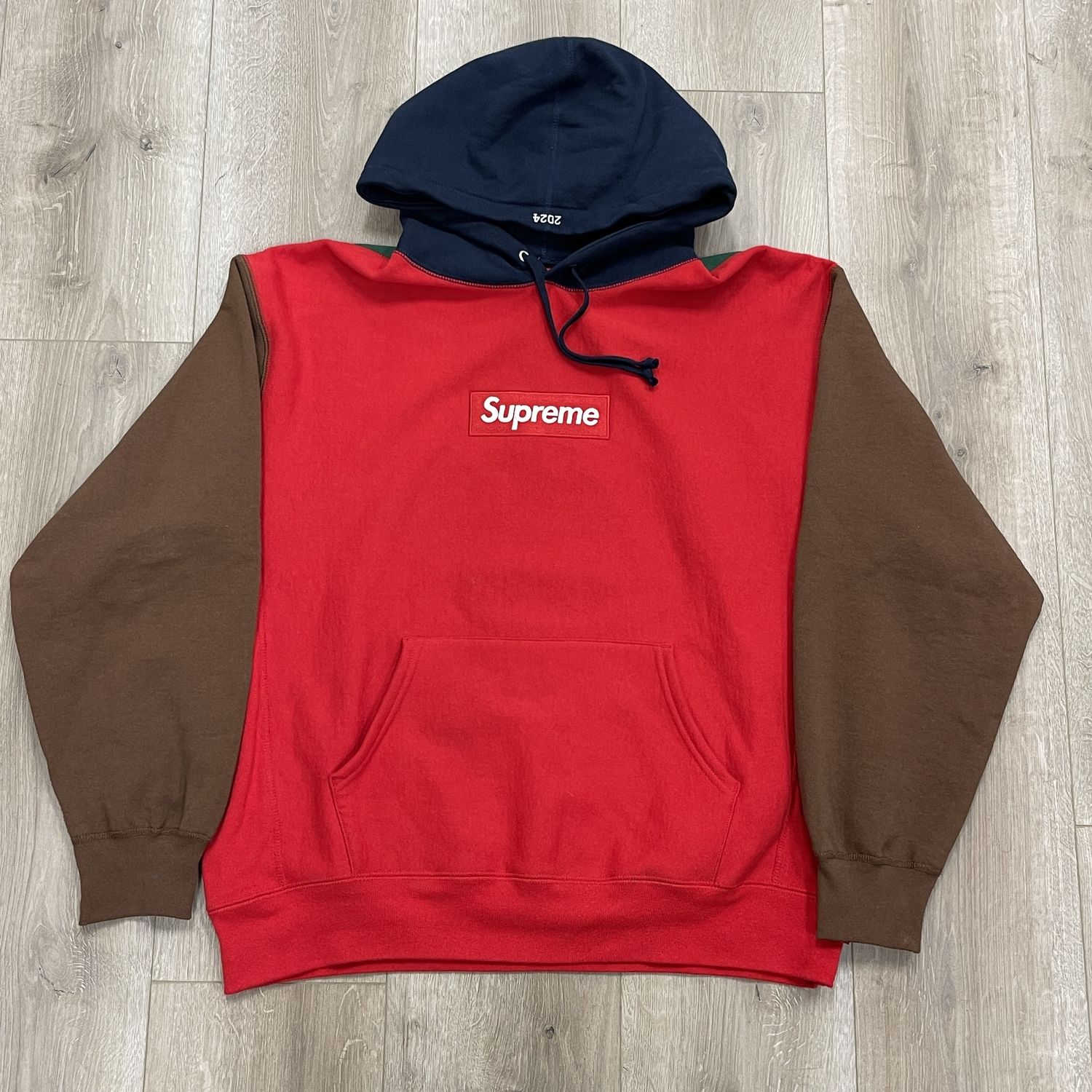 Supreme Multicolor Box Logo Hoodie Size Large Pre-Owned