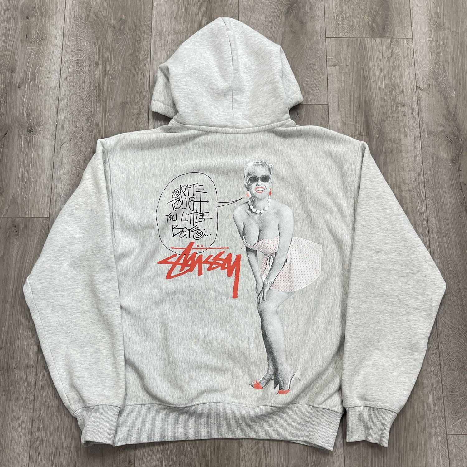 Stussy Skate Tough Hoodie size Medium Pre Owned