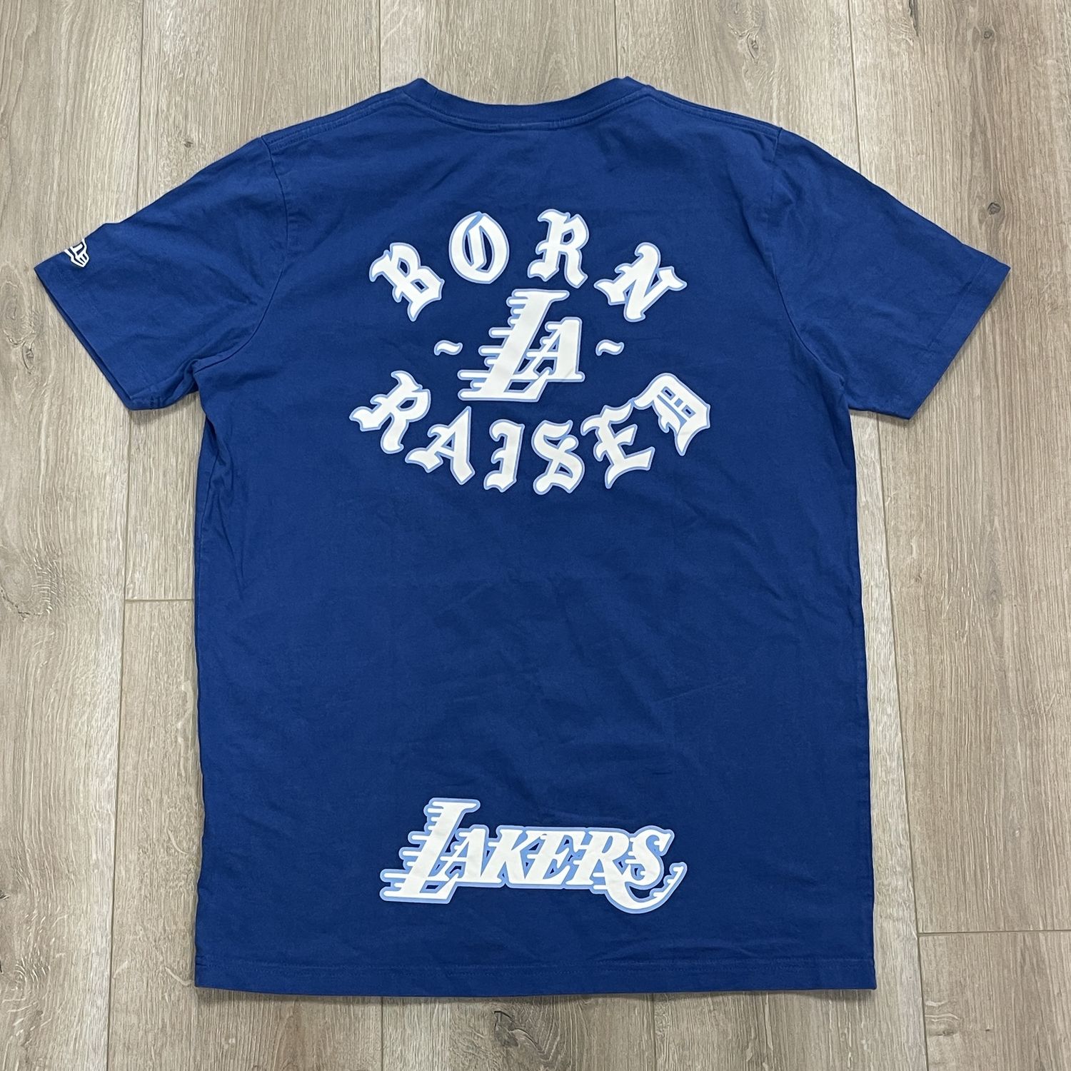 New Era Born x Raised Royal Los Angeles Lakers Tee Size Large Pre-Owned
