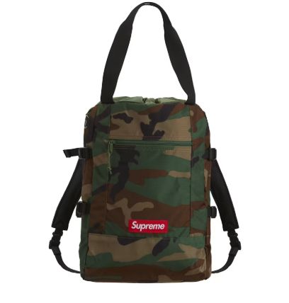 Supreme Tote Backpack Woodland Camo