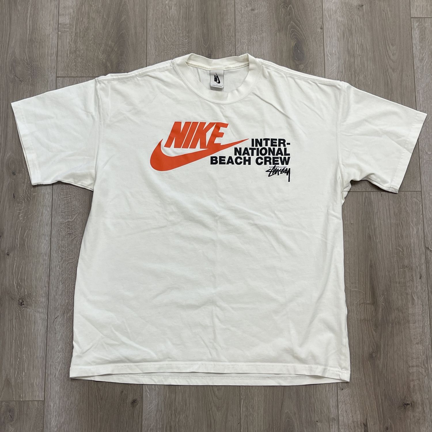 Nike x Stussy International Beach Crew T-Shirt White