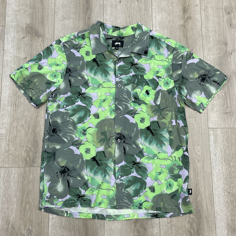 Stussy Watercolor Button Up Shirt