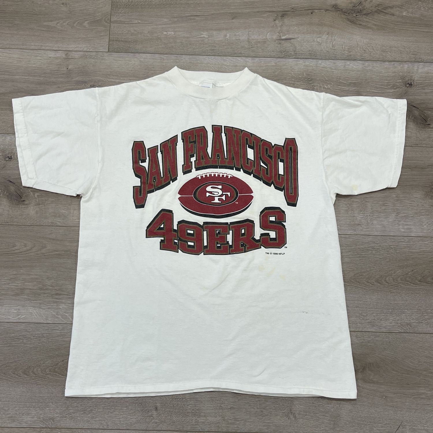 Vintage SF 49ers T-Shirt White • Pre-Owned