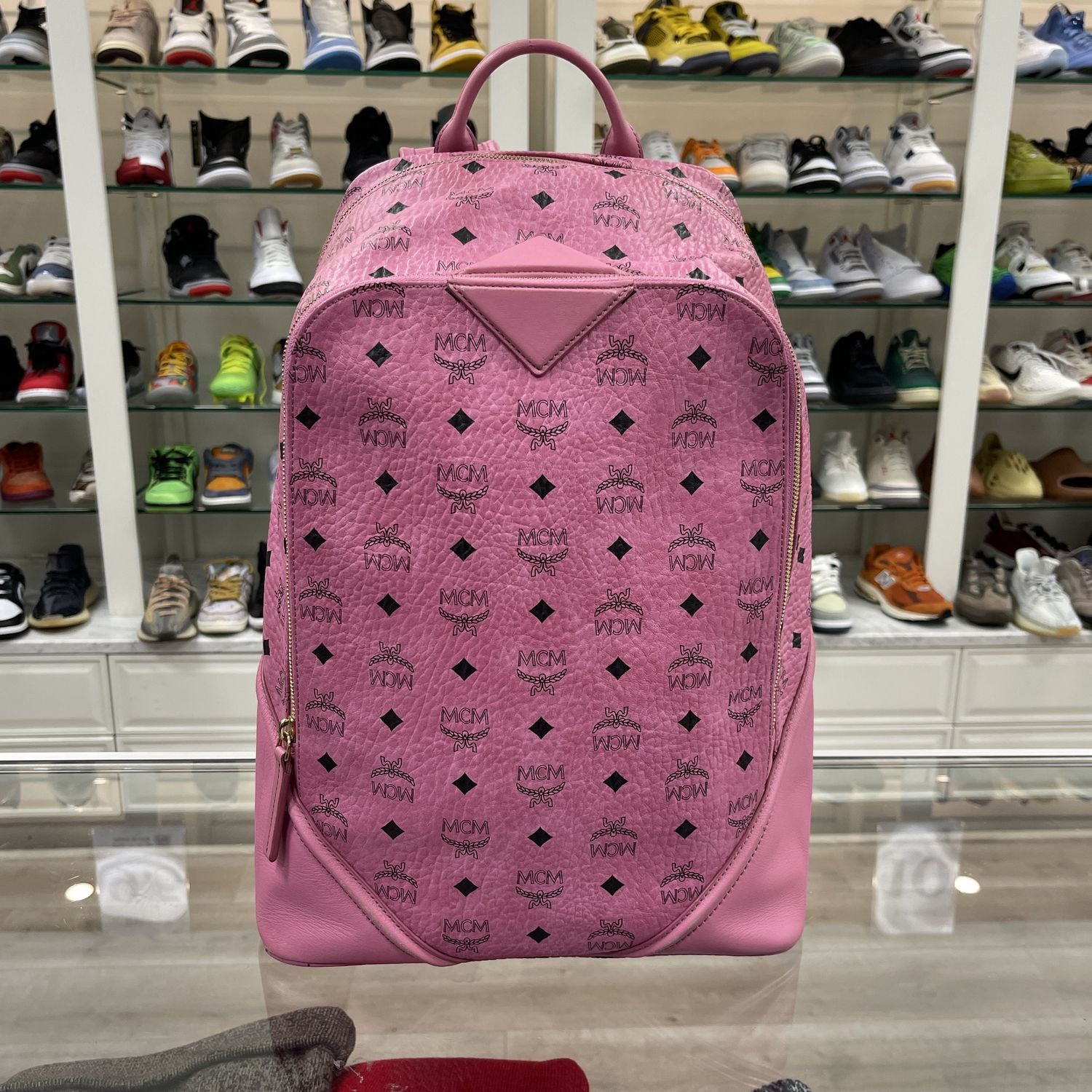 MCM Ottomar Backpack Pink - Pre-Owned