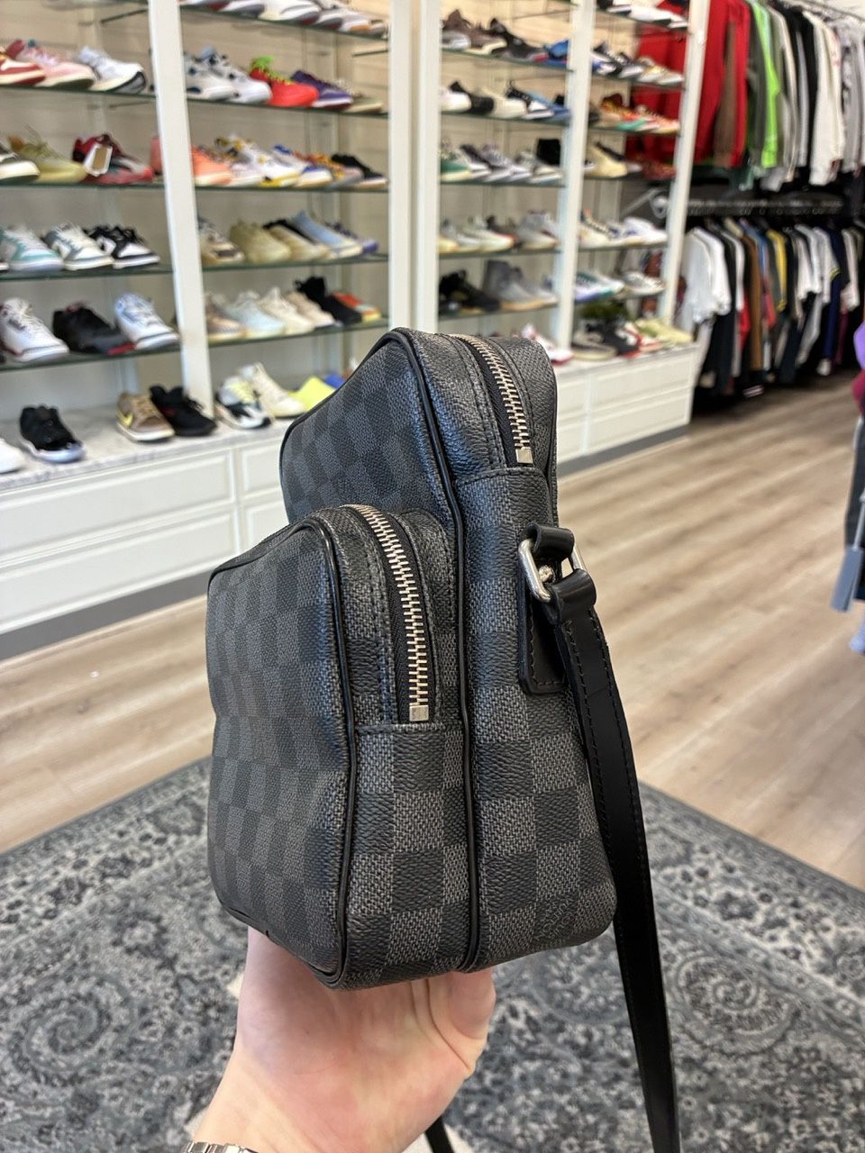 Louis Vuitton Damier Graphite Shoulder Bag - Pre-Owned
