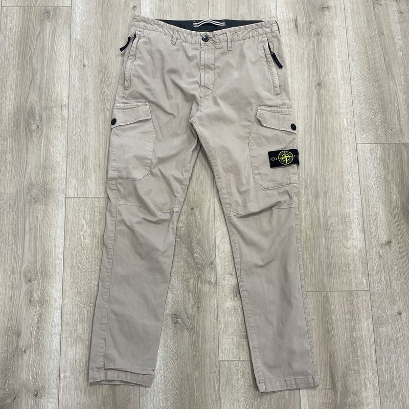 Stone Island Light Brown Cargo Pants Pre-Owned