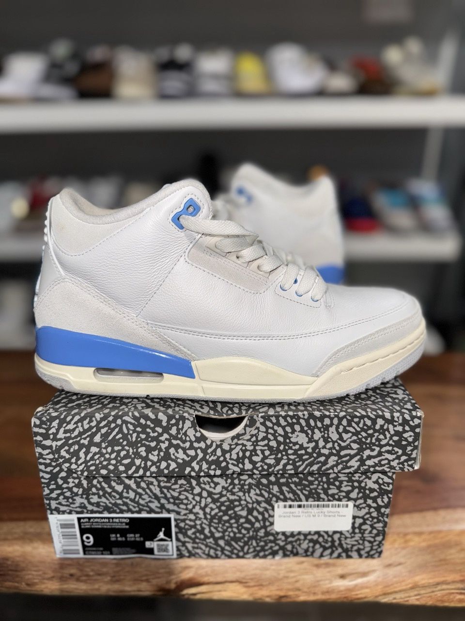 Jordan 3 Retro Lucky Shorts - Pre-Owned, Shoe Size: US M 9, Product Condition: Pre-Owned