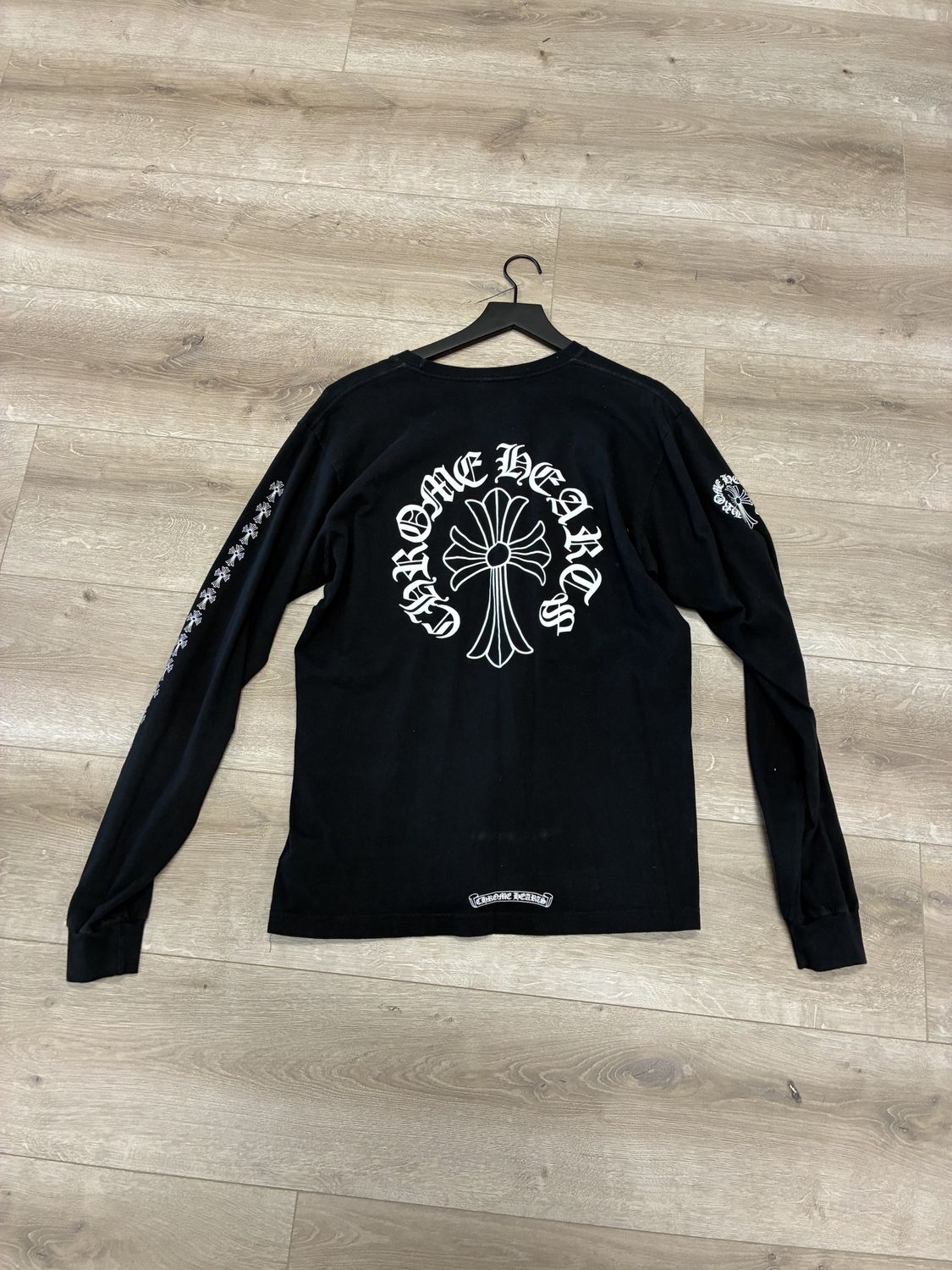 Chrome Hearts Neck Logo Long Sleeve, Clothing Size: L, Product Condition: Pre-Owned