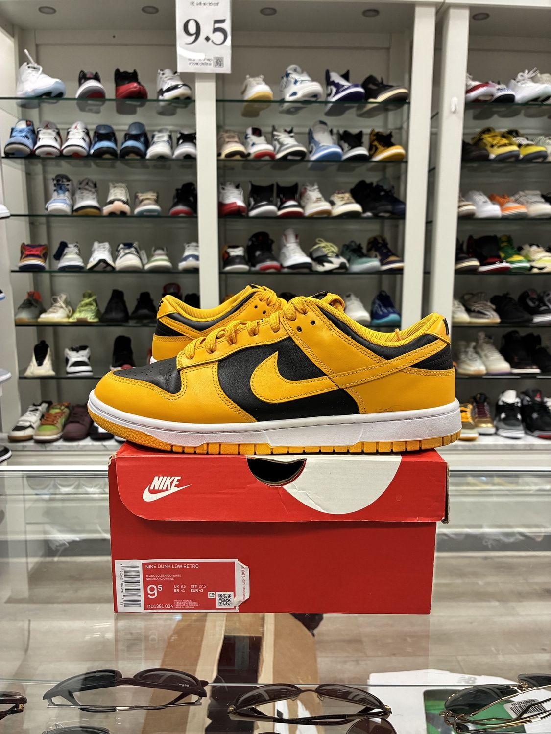 Nike Dunk Low Championship Goldenrod (2021), Product Condition: Pre-Owned, Shoe Size: US M 9.5