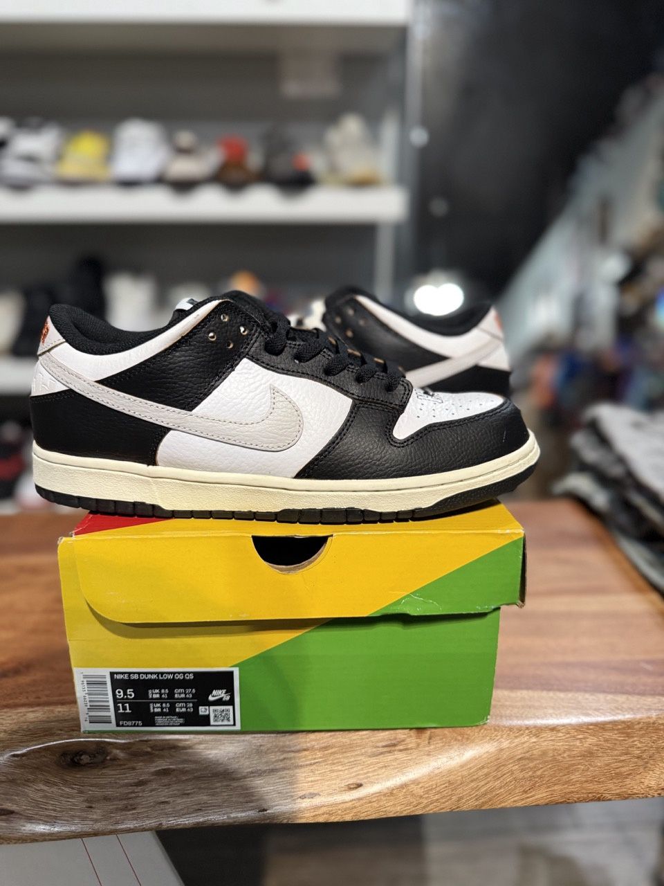 Nike SB Dunk Low HUF San Francisco - Pre-Owned, Product Condition: Pre-Owned, Shoe Size: US M 9.5