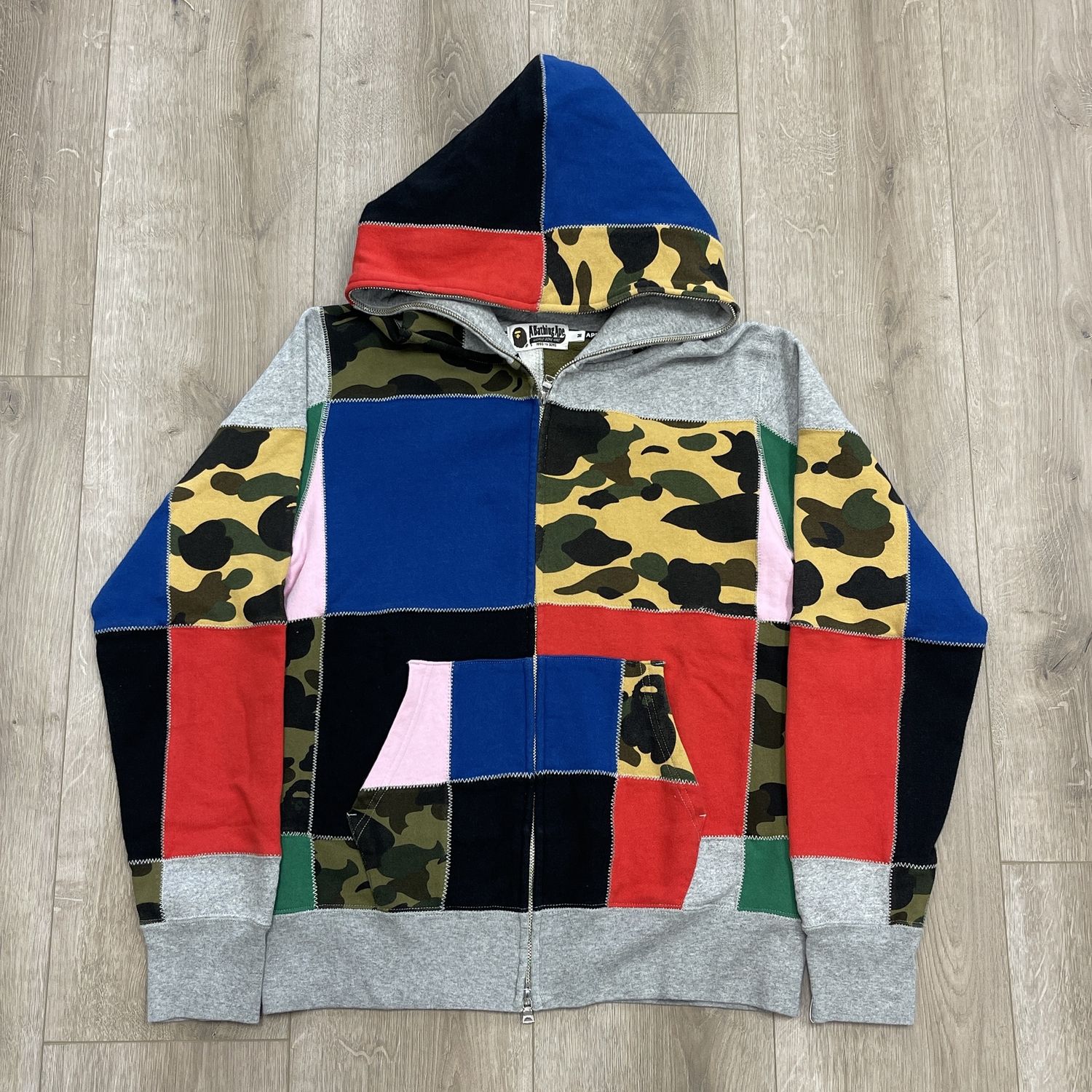 BAPE All Over Print Zip Hoodie Pre-Owned