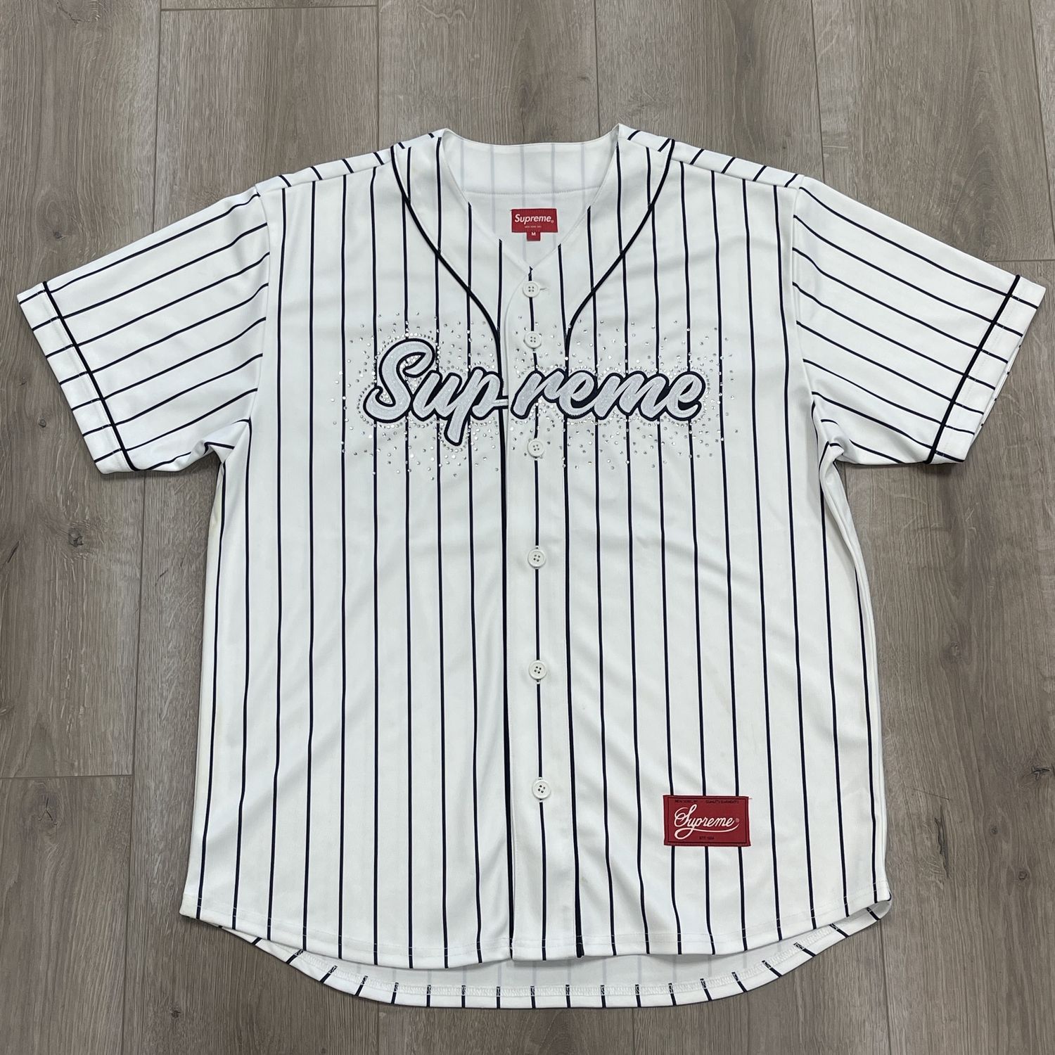 Supreme Rhinestone Jersey • Pre-Owned