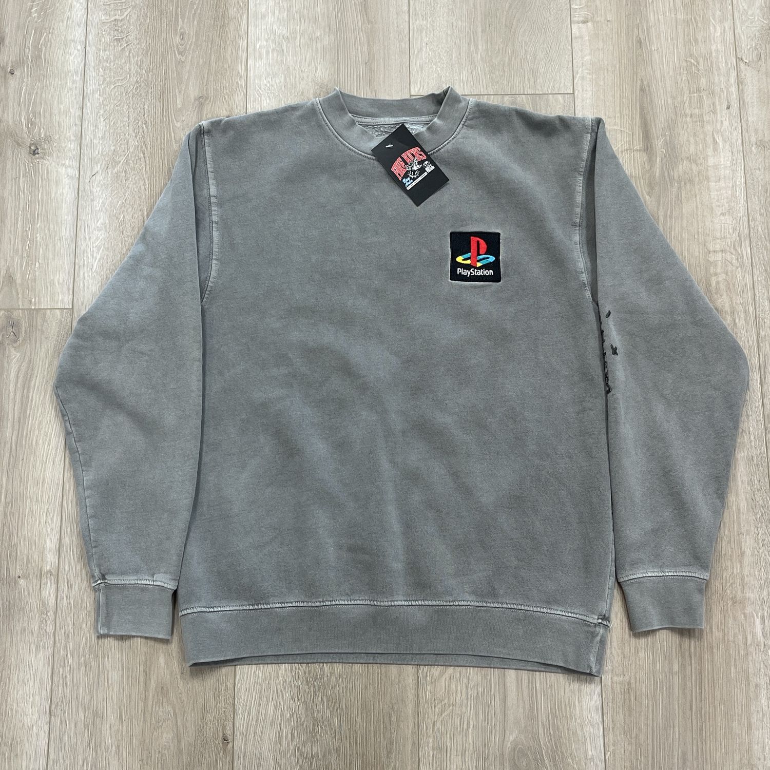 Travis Scott Playstation Grey Crewneck • Pre-Owned