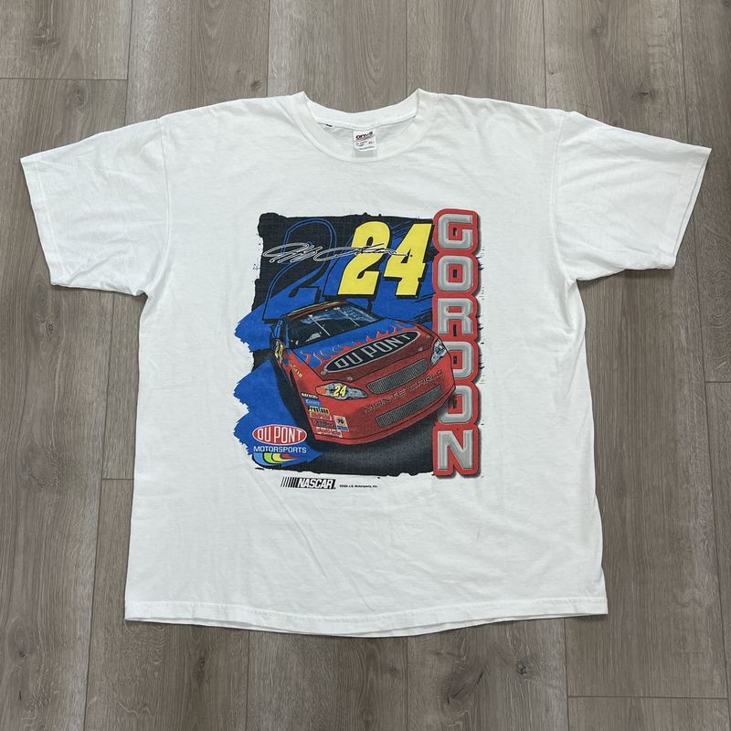 Vintage Y2K 2004 Jeff Gordon #24 Chase NASCAR Racing Shirt • Pre-Owned