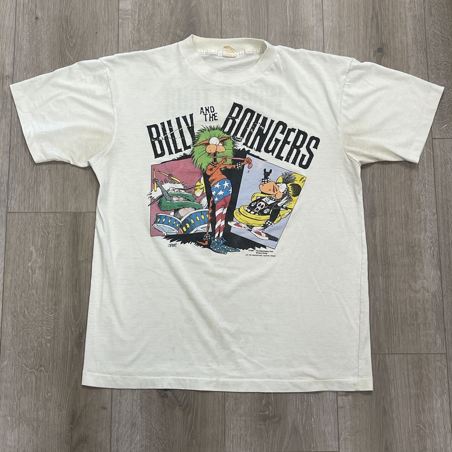 Vintage 1987 Billy &amp; The Bongers Tee • Pre-Owned