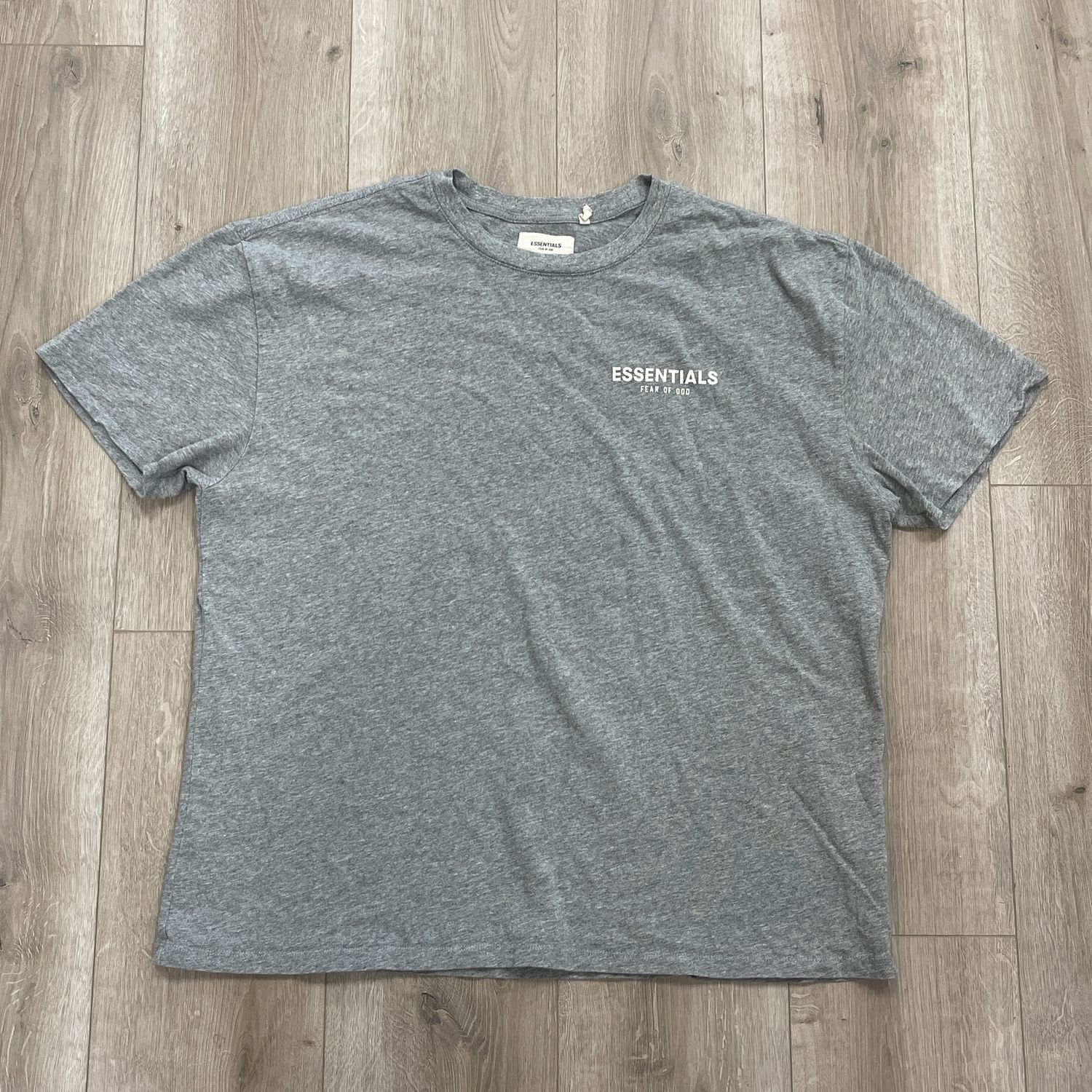 Essentials Navy Grey Tee • Pre-Owned