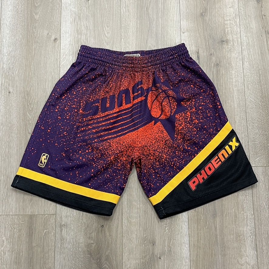 Mitchell &amp; Ness NBA 1996 Phoenix Suns Fadeaway Swingman Shorts size Large Pre-Owned