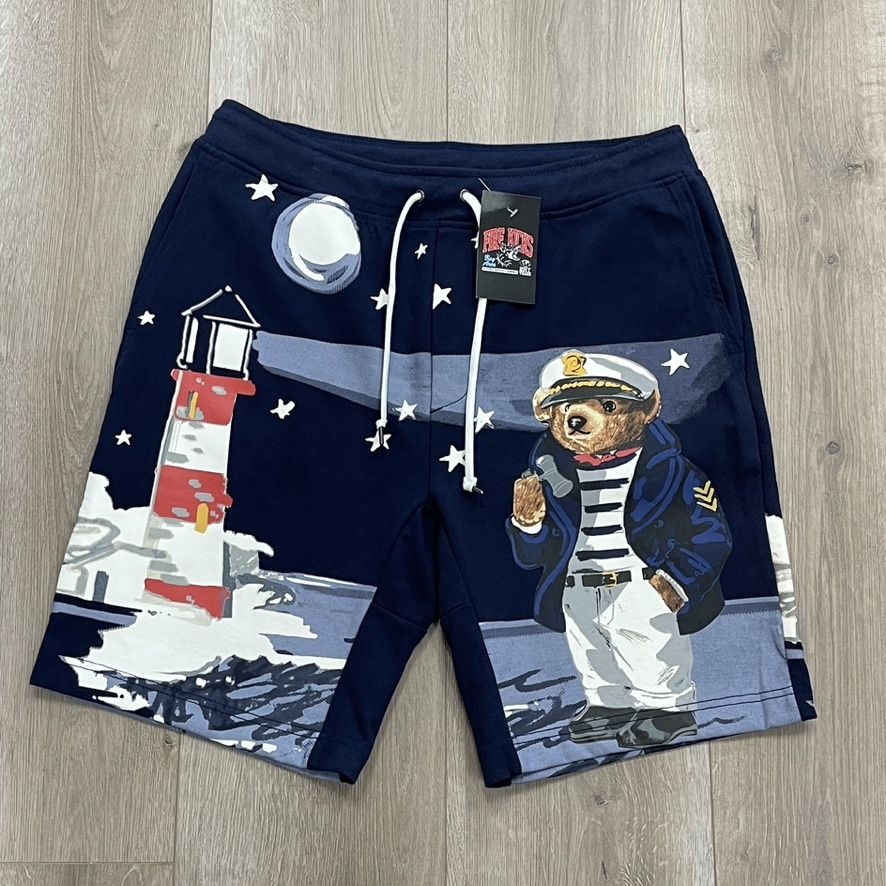 Polo Ralph Lauren Nautical Polo Bear Shorts Medium New