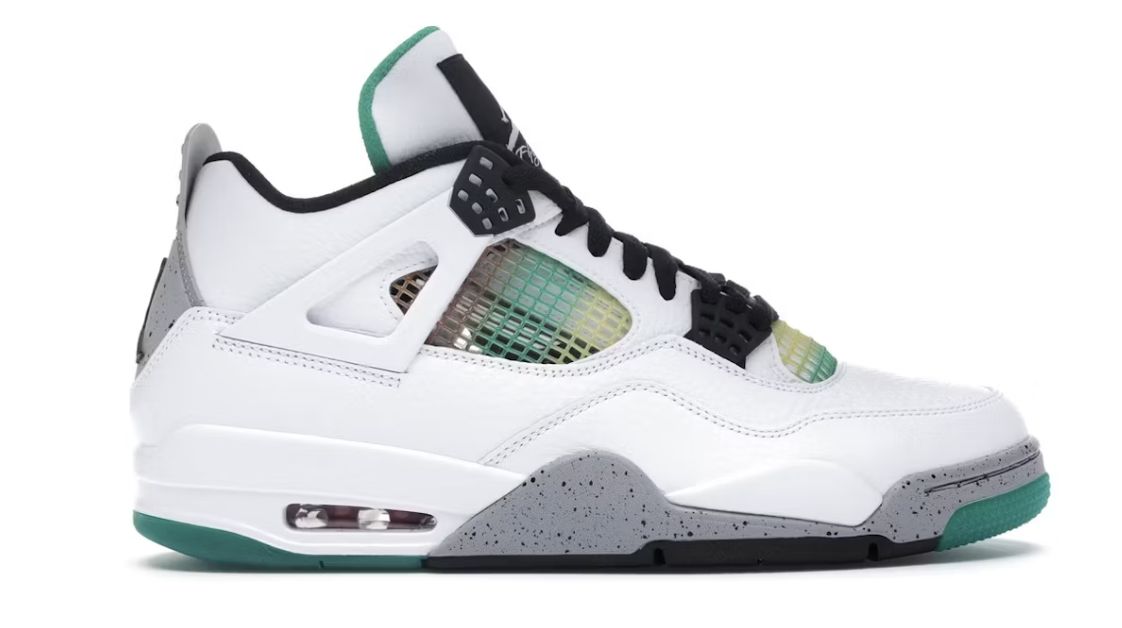 Jordan 4 Retro Lucid Green Rasta (W) - Brand New