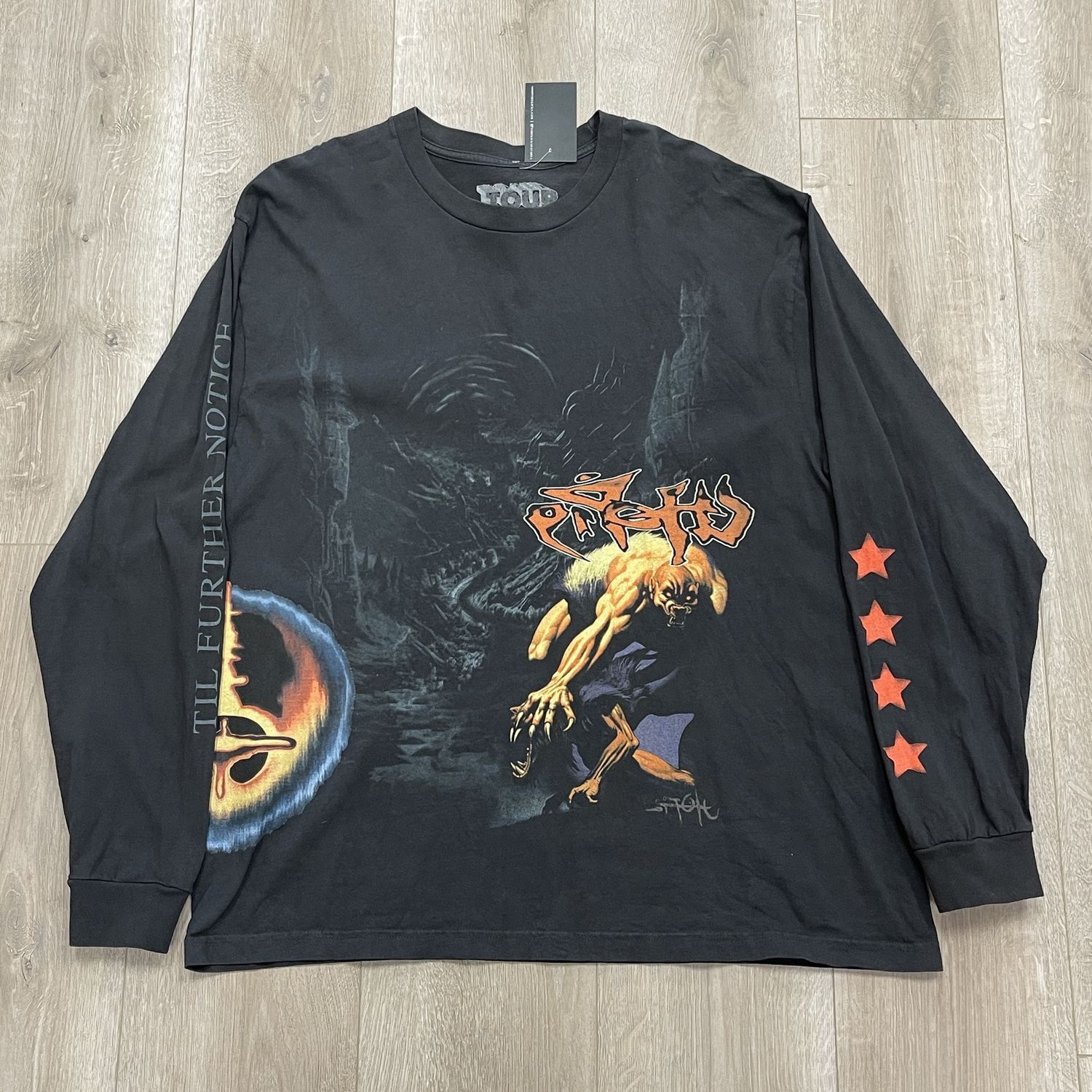 Travis Scott Utopia Circus Maximus 2023 Tour L/S Tee size XXL Pre-Owned