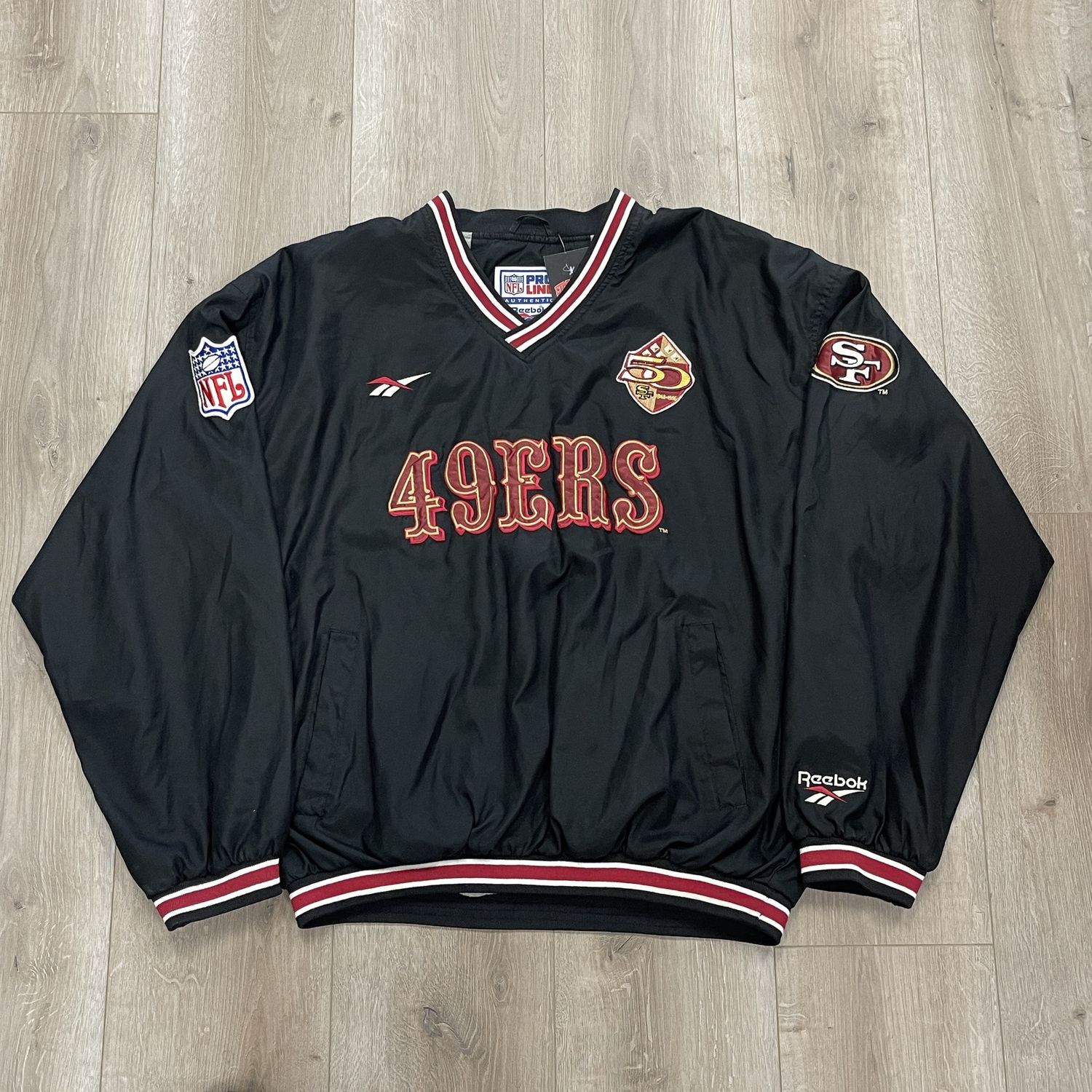 San Francisco 49ers Reebok Pullover size XL Pre-Owned